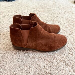 Clarks Brown Suede Ankle Boots